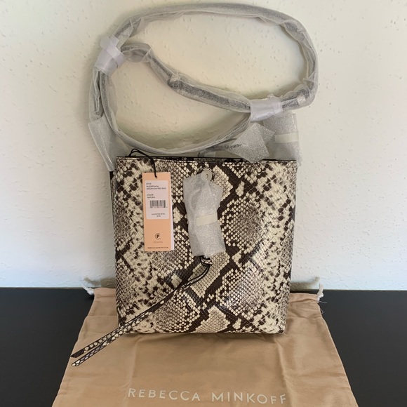 Rebecca Minkoff Handbags - Rebecca Minkoff Megan Small Feed Bag Snake BNWT